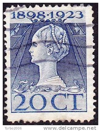 1923 Jubileumzegels 25 Cent Blauw Tanding 11½ NVPH 125 F - Used Stamps