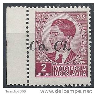 1941 LUBIANA SOPRASTAMPATO 2 D MNH ** - RR9823 - Lubiana