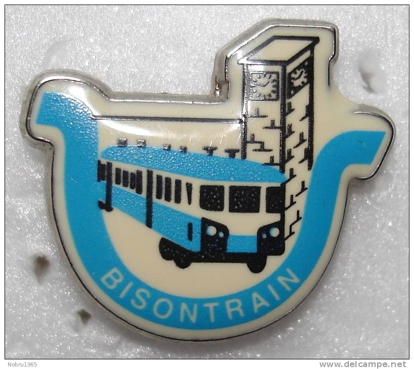 Pin´s Train Bisontrain.superbe Zamak Cloisoné - TGV