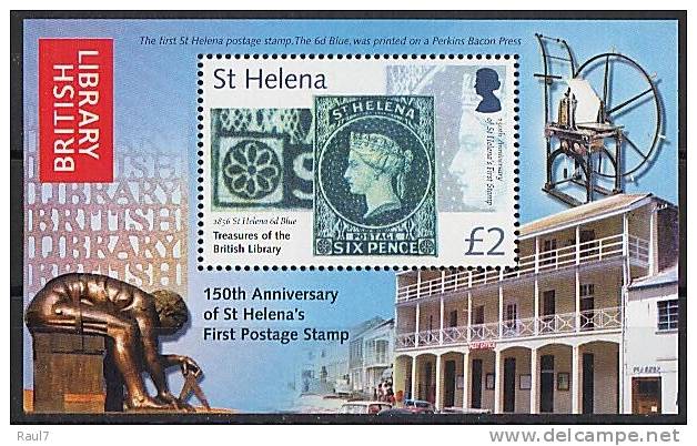 ST-HELENA 2006 - Timbres Sur Timbres  - BF - Mnh - Sainte-Hélène