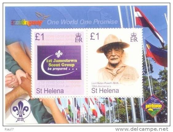 ST-HELENA 2007 - Cent Du Scoutisme  - BF - Mnh - Sainte-Hélène