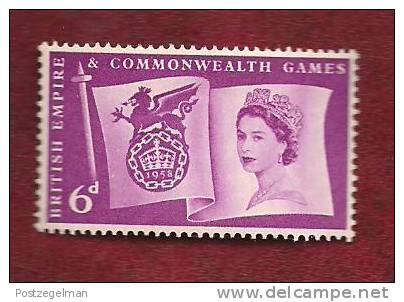 UK 1958 Mint Hinged Stamp(s)  Elizabeth II  Games Nr. 304 (1 Value Only) - Neufs