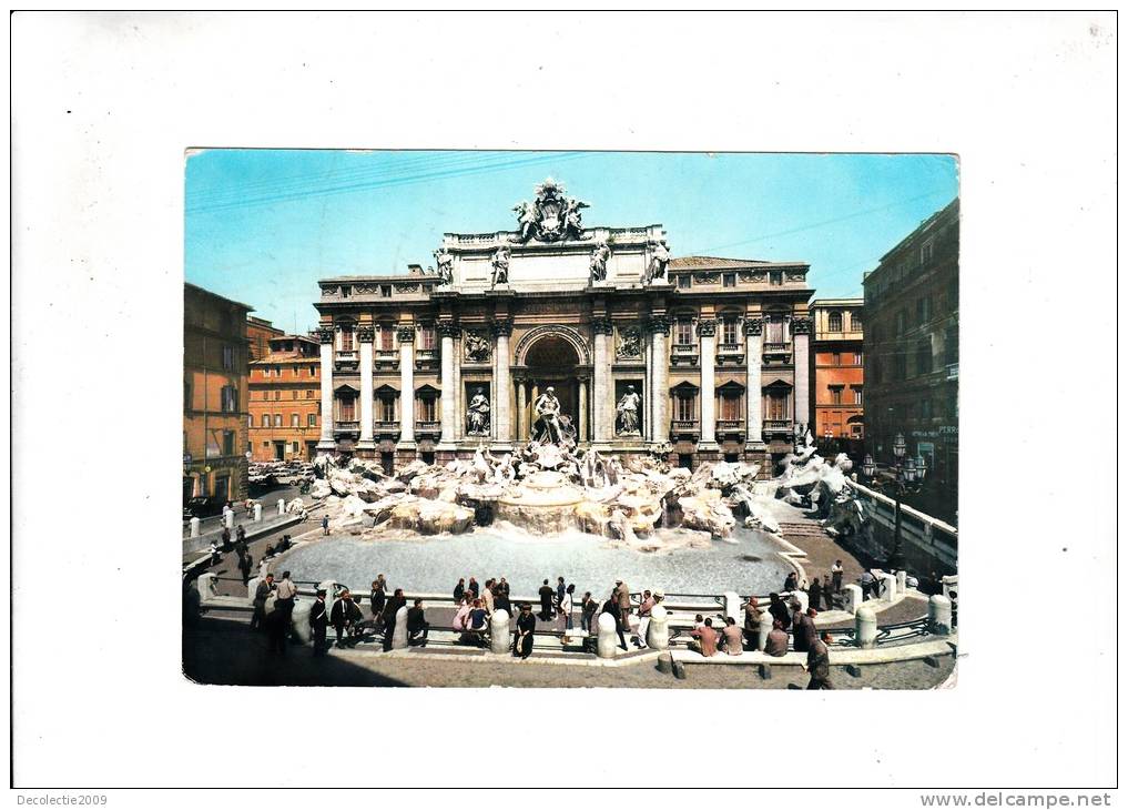 B52347 Roma Fontana Di Trevi Used Good Shape - Fontana Di Trevi