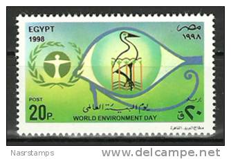 Egypt - 1998 - ( World Environment Day - Egyptology, Horus .. ) - MNH** - Egyptology