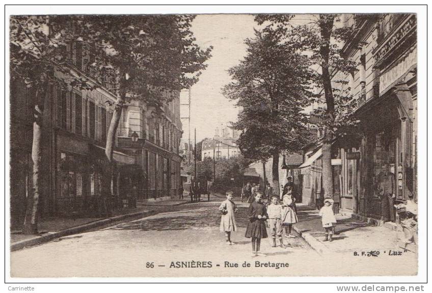 ASNIERES - 92 - Hauts De Seine - Rue De Bretagne - Achat Immédiat - Asnieres Sur Seine