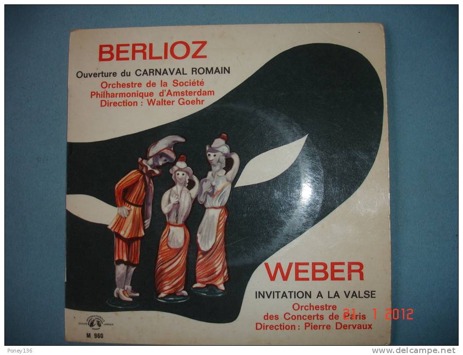 Berlioz, Ouverture Du Carnaval Romain ,guilde Du Disque - Formatos Especiales