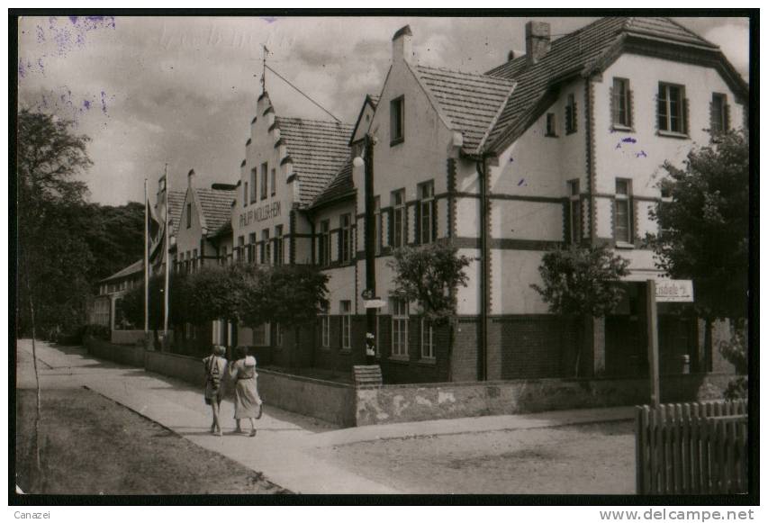 AK Ostseebad Lubmin, FDGB-Heim "Philipp-Müller", 1959, Ung - Lubmin