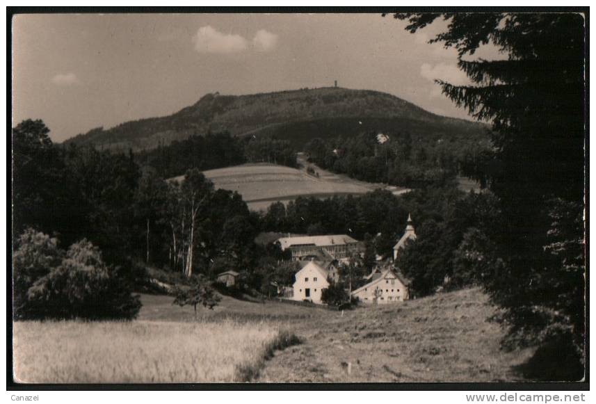 AK Zittauer Gebirge, Höhenluftkurort Lückendorf Mit Hochwald, Handabzug 1957 Ung - Zittau