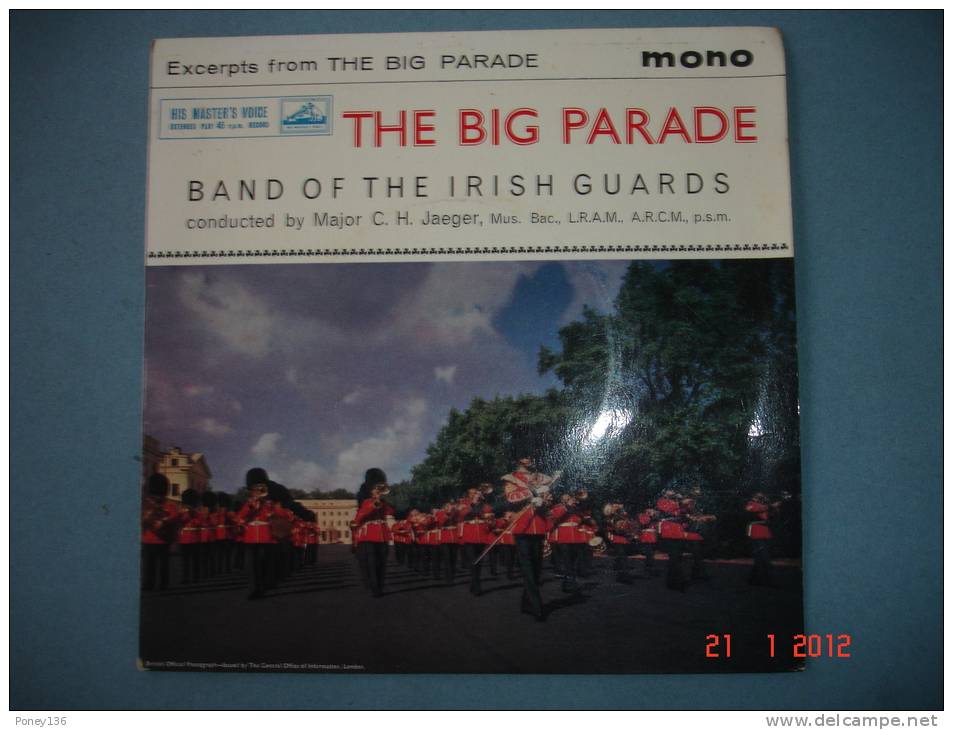 The Big Parade ,band Of The Irish Guards  Mono - Special Formats