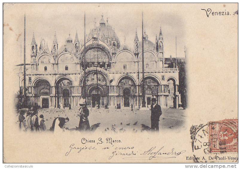 D218- Venezia - F.p. Viaggiata 1901 - Venezia