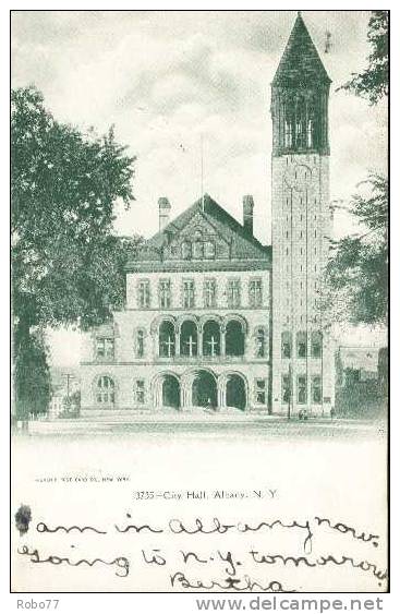 1905 USA Postcard. City Hall, Albany, NY. (T21028) - Albany