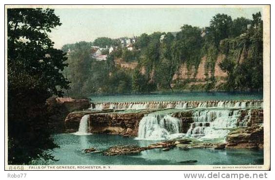 1913 USA Postcard. Falls Of The Genesee Rochester, N.Y.  (T21011) - Rochester