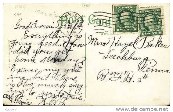 1918 USA Postcard. Franklin Park, Columbus, Ohio.  (T21029) - Columbus