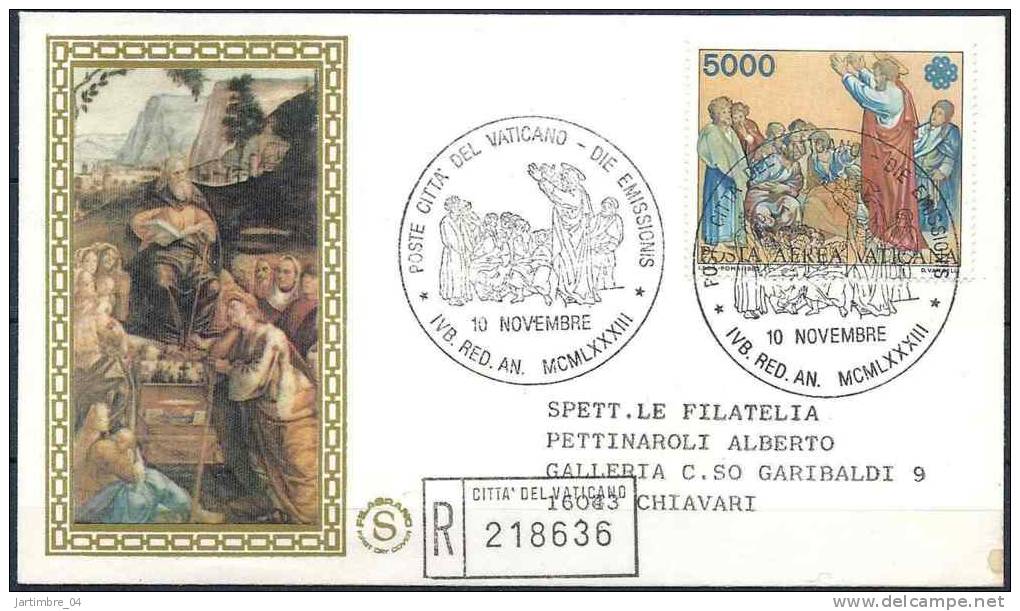 1983 VATICAN  PA 74 FDC , Oblitéré Côte 8.00 - Oblitérés