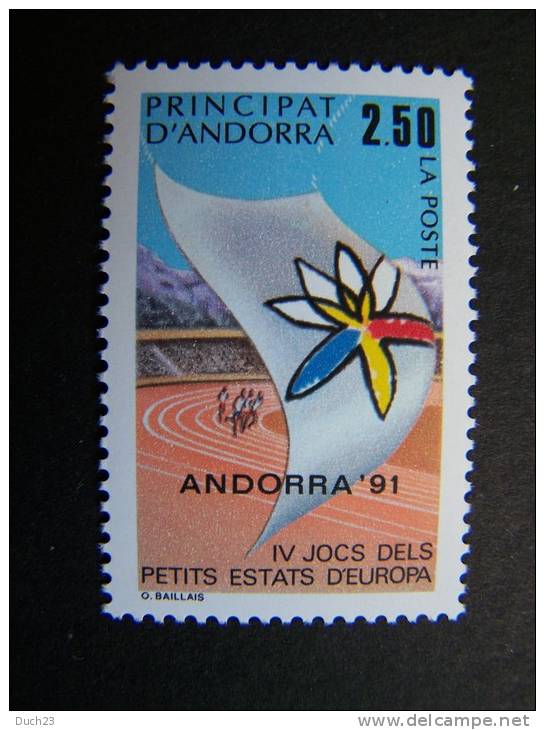 ANDORRE  PRINCIPAT D´ANDORRA ANNEE 1991 NEUF**  N° 401 JEUX SPORTIFS DES PETITS ETATS D´EUROPE - Nuevos