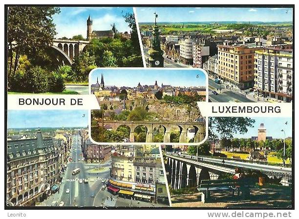LUXEMBOURG Pont Adolphe Gare Centrale Avenue De La Liberté Ville Haute Remich 1966 - Remich