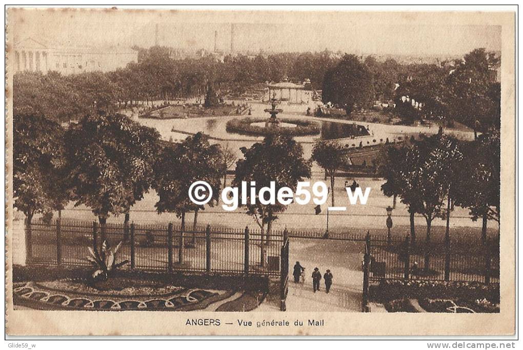 ANGERS - Vue Générale Du Mail - Angers