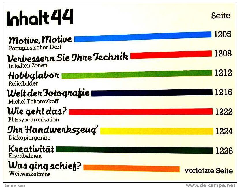 7 Zeitschriften FOTO PRAXIS Heft 44 Bis 50 , Der Kreative Weg Zum Besseren Foto , Von 1981- 1982 - Loisirs & Collections