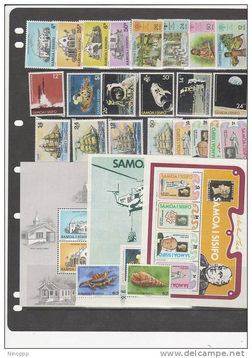 Samoa-1979 Full Year MNH - Samoa (Staat)