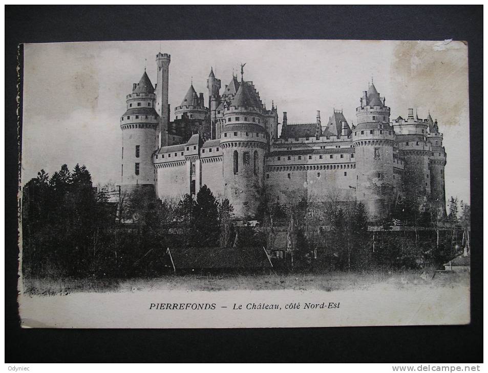 Pierrefonds-Le Chateau,cote Nord-Est 1930 - Picardie