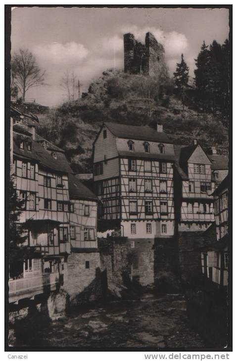 AK Monschau/Eifel, Haller-Ruine, Ung Verm Um 1960 - Monschau