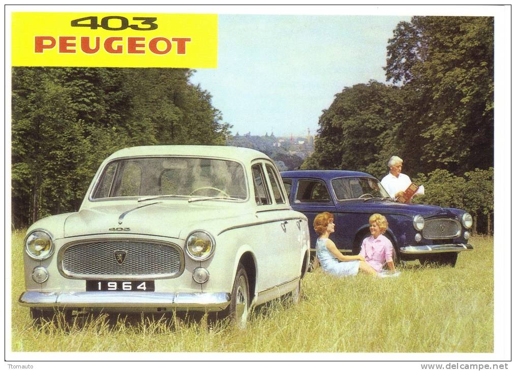 Peugeot 403  -  1964 - Voitures De Tourisme