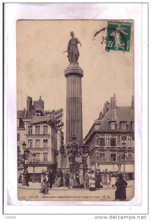 59 - Lille         Monument Commémoratif Du Siège De 1792 - Lille