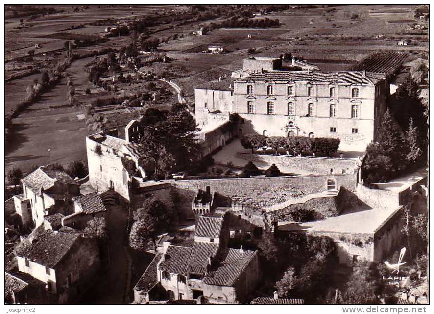 Ansouis - Le Château ( Vaucluse ) Photo Lapie - Ansouis