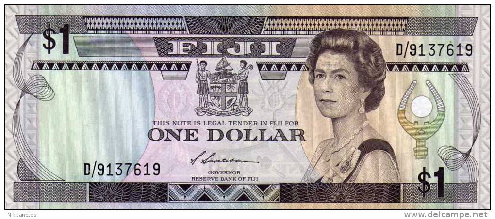 FIJI 1 DOLLAR (1987) PICK # 86 UNC-. - Fidji