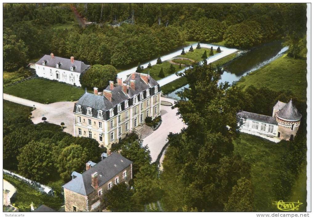 CPSM 49 BREIL VUE AERIENNE CHATEAU DU LATHAN  Rare - Autres & Non Classés