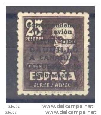 ES1090-L1580TM.Espagne.Sp Ain.Manuel  De Falla.FRANCO.VISITA  A CANARIAS.1951.(Ed 1090**). Sin Charnela.LUJO - Música