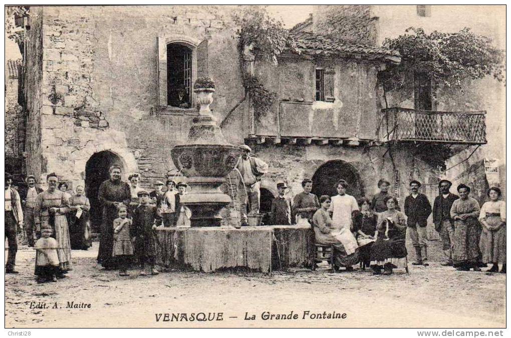 DPT 84 VENASQUE La Grande Fontaine - Autres & Non Classés