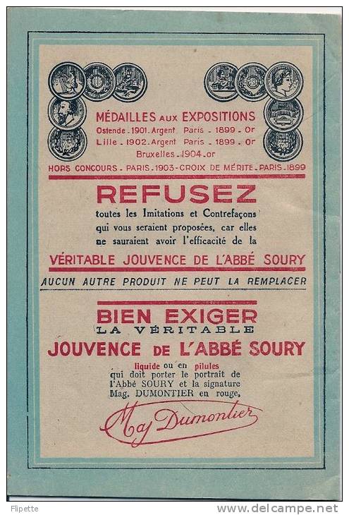 L05D.61 -  Fascicule Publicitaire De La Jouvence De L'Abbé Soury. (20 Pages) - Publicités