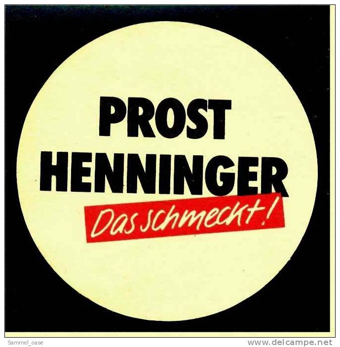 Bierdeckel Hessentag 1988  -  Hofheim Am Taunus - Prost Henninger  -  Das Schmeckt ! - Sous-bocks