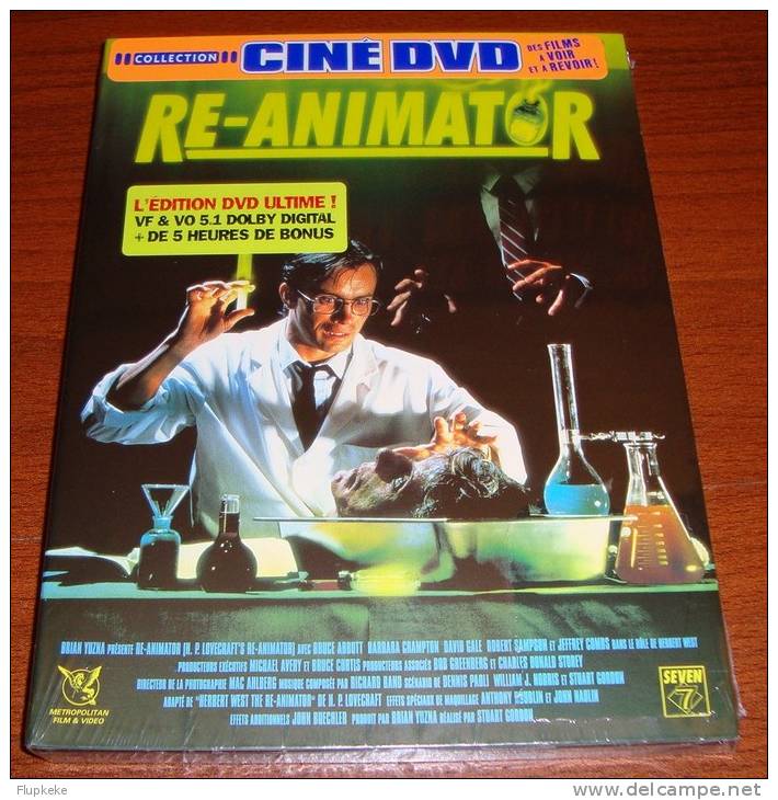 Dvd Zone 2 Re-Animator Stuart Gordon 1985 Vf/vo/vostf Coffret Collector 2 Dvd - Horreur