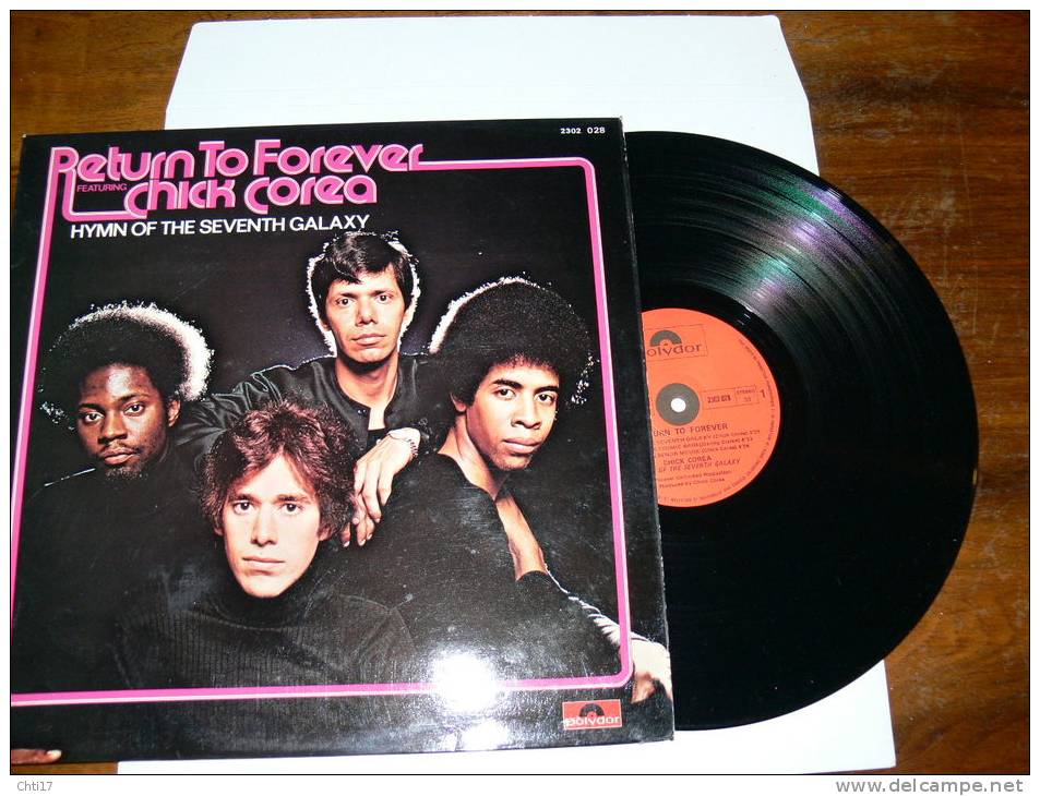 CHICK COREA AVEC RETURN TO FOREVER " HYMN OF THE SEVENTH GALAXY   "  EDIT POLYDOR 1973 - Jazz