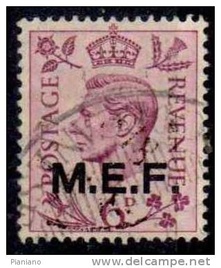 PIA - OCC. MEF - 1943-47 : Francobollo Inglese Soprastampato - (SAS 11) - Britische Bes. MeF