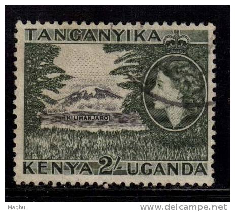 K.U.T. Keyna Uganda Tanganyika Used 1954, 2/- - Kenya, Ouganda & Tanganyika