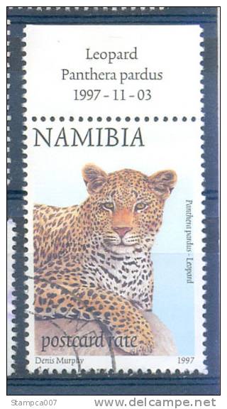 1997 Panthera Panter Fauna Used Cancelled + Tab - Namibie (1990- ...)