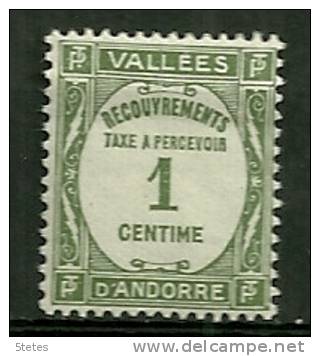 Andorre Français ** ; Yvert & Tellier ; Taxe N° 16** - Unused Stamps