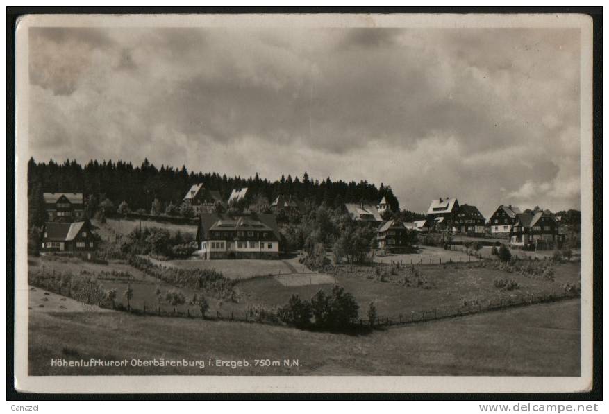 AK Oberbärenburg/Erzgebirge, Gel Frankiert 1938 - Altenberg