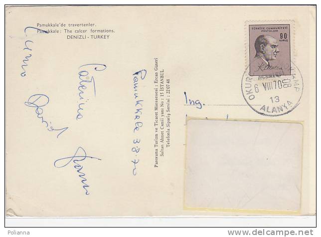 PO1736B# TURCHIA - DENIZLI  VG 1970 - Lettres & Documents