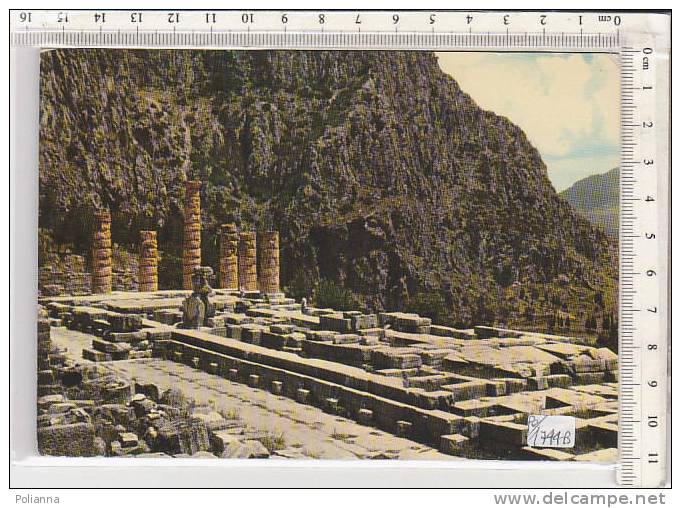 PO1744B# GRECIA - DELFI - TEMPIO DI APOLLO  VG - Covers & Documents