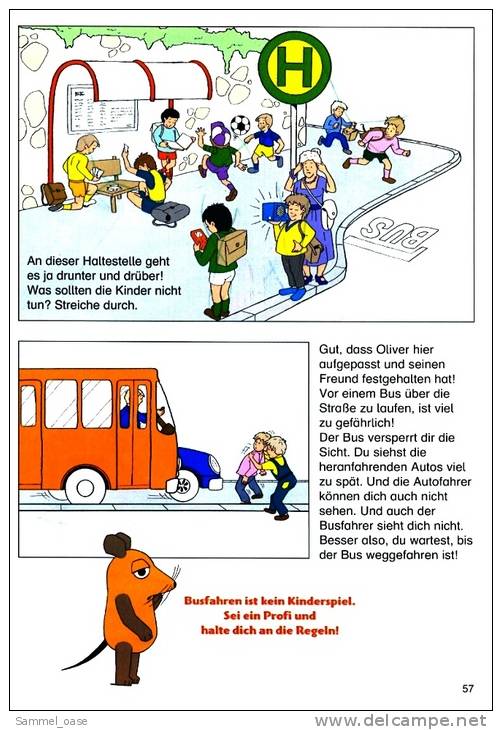 Verkehrsschule Mit Der Maus  -  Erziehung Im Strassenverkehr  -  Sicher Zur Schule - Knowledge