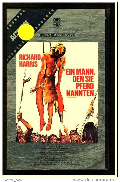 VHS Video  ,  Ein Mann, Den Sie Pferd Nannten  -  Mit Richard Harris - Oeste/Vaqueros