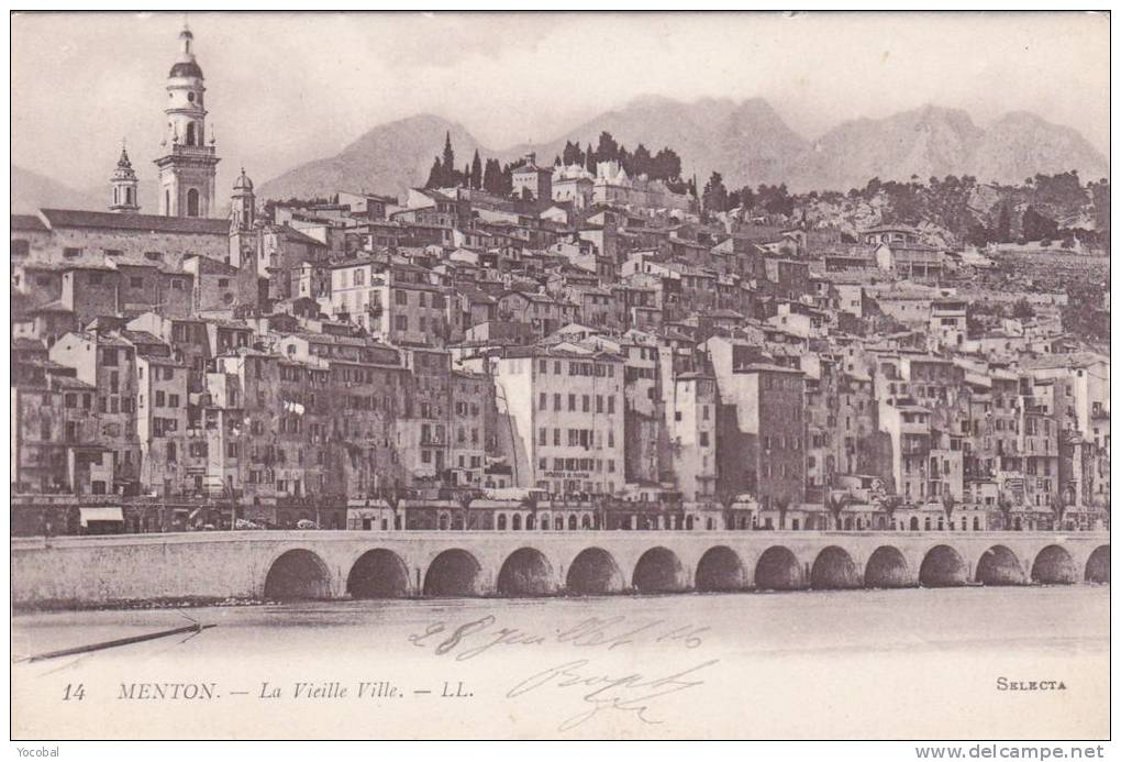 Cp , 06 , MENTON , La Vieille Ville - Menton