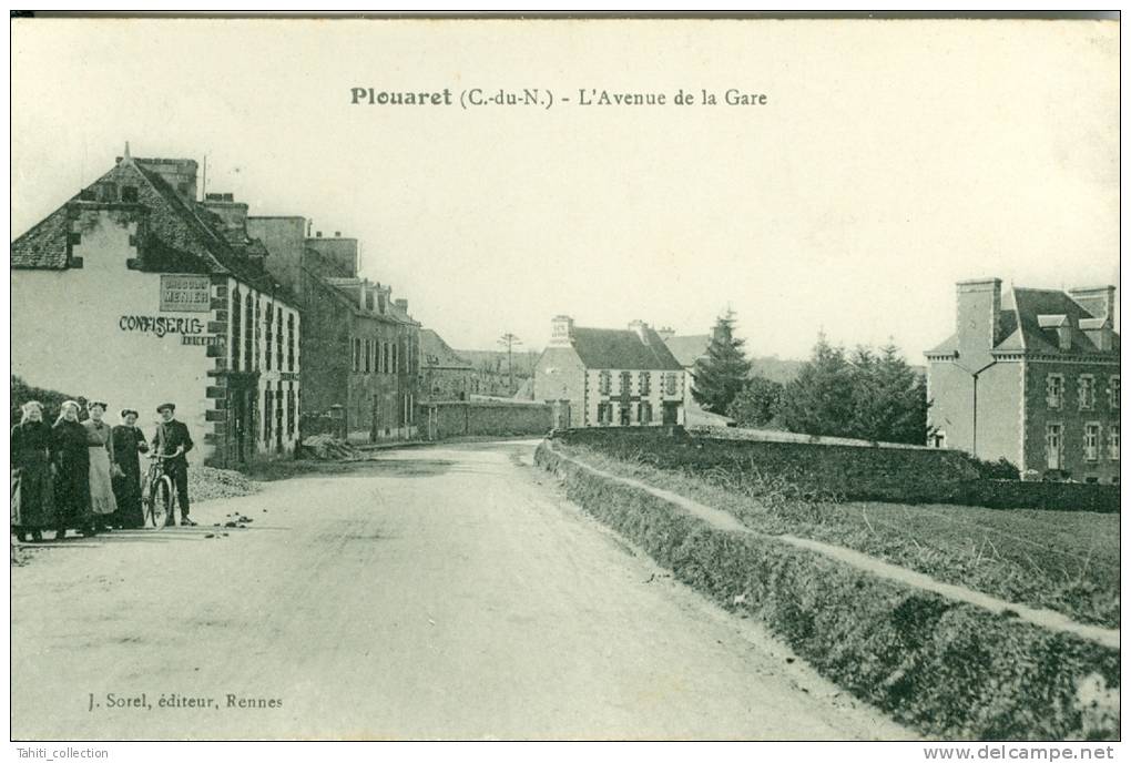 PLOUARET - L'Avenue De La Gare - Plouaret