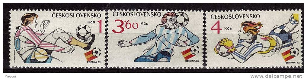 TCHECOSLOVAQUIE    N°2470/72 * *    Cup  1982     Football Soccer Fussball - 1982 – Spain