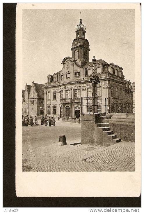 440. Germany Baden-Wurttemberg Schwabisch Hall - Das Rathaus . Barockbau - 1942 Old WW2 Postcard - Schwäbisch Hall