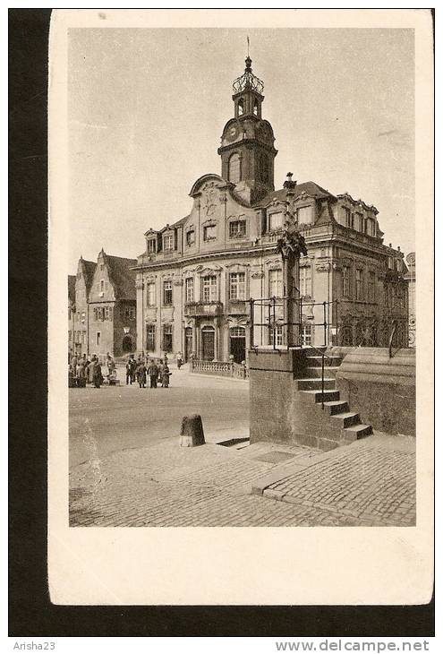 440. Germany Baden-Wurttemberg Schwabisch Hall - Das Rathaus . Barockbau - 1942 Old WW2 Postcard - Schwaebisch Hall
